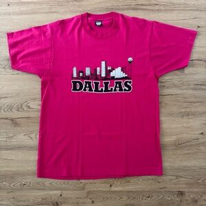 80’s Dallas Texas Screen Stars Single Stitch XL Crewneck Tee